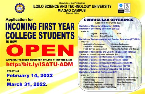 ISAT U Admission .